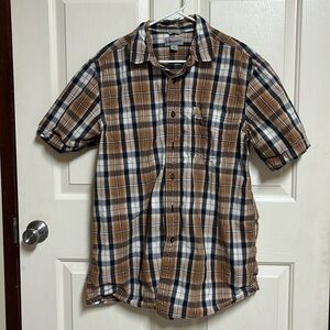 Carhartt Men’s Button Up Short Sleeve Shirt Size Large Tall